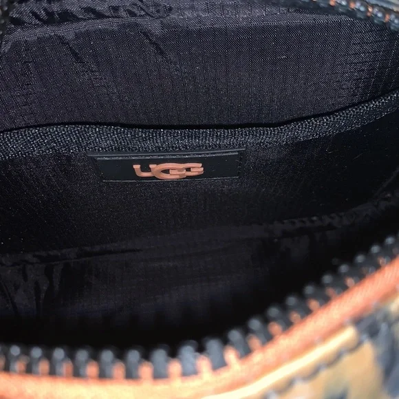 UGG BRAND NEW JANEY II CLEAR CHEETAH PRINT CROSSBODY BAG - Picture 6 of 12